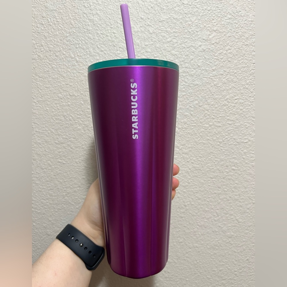 Starbucks 24oz Stainless Steel Purple Tumbler NWT